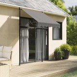 Cumpara ieftin Copertină retractabilă, antracit, 150x150 cm, țesătură și oțel