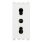 Vimar Buton cu revenire, 2P, 1 modul, alb