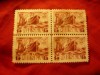 Bloc Polonia 1948 - Ziua Marinarilor , 4 val 15 zl , fara guma, Nestampilat
