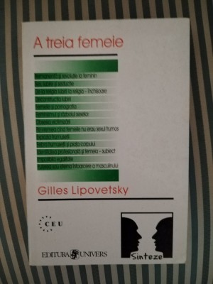 Gilles Lipovetsky A treia femeie foto