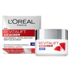 Crema De Noapte Anti Rid L Oreal Paris Revitalift Cica Crem, 50 ml foto