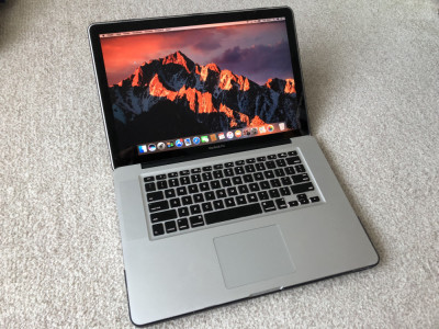 Laptop Apple Macbook Pro 15 A1286 intel i7 2,4GHZ 8GB DDR3 SSD 120GB Late 2011 foto