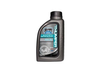 Ulei motor THUMPER 15W50 4T Racing Synthetic Ester Blend, 1 litru, Bel-Ray foto