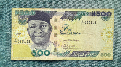 500 Naira 2014 Nigeria foto