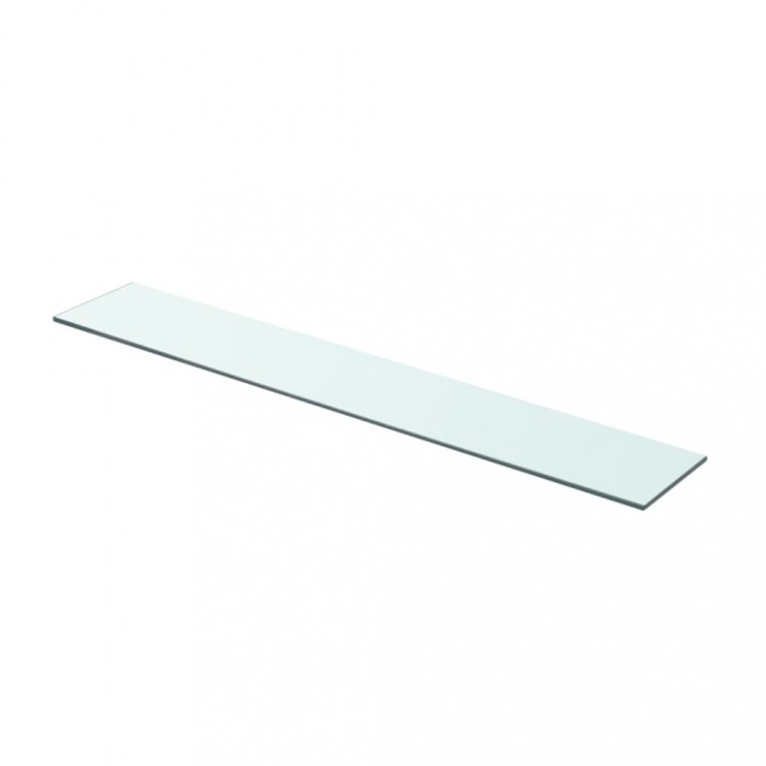 Gossi raft din sticla transparenta, 80 x 12 cm