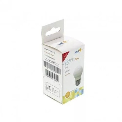 Bec cu led G45 E27 7W 230V lumina calda Basic Well foto