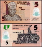 Nigeria 2022 - 5 naira, necirculata - polimer