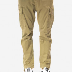 Alpha Industries pantaloni Squad Pants bărbați, culoarea verde, cu fit cargo 188202.11-green