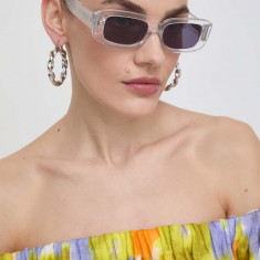 AllSaints ochelari de soare femei, culoarea transparent