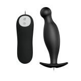 Cumpara ieftin Dop Anal Cu Vibratii Special Anal Stimulation 1, Negru, 11.5 cm, Pretty Love