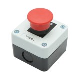 Carcasa buton comanda STOP rosu tip ciuperca cu revenire 1NC 40mm Breckner Germany