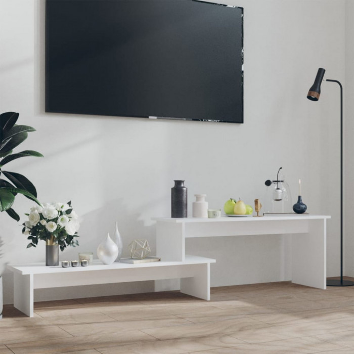 Comoda TV, alb, 180x30x43 cm, PAL GartenMobel Dekor