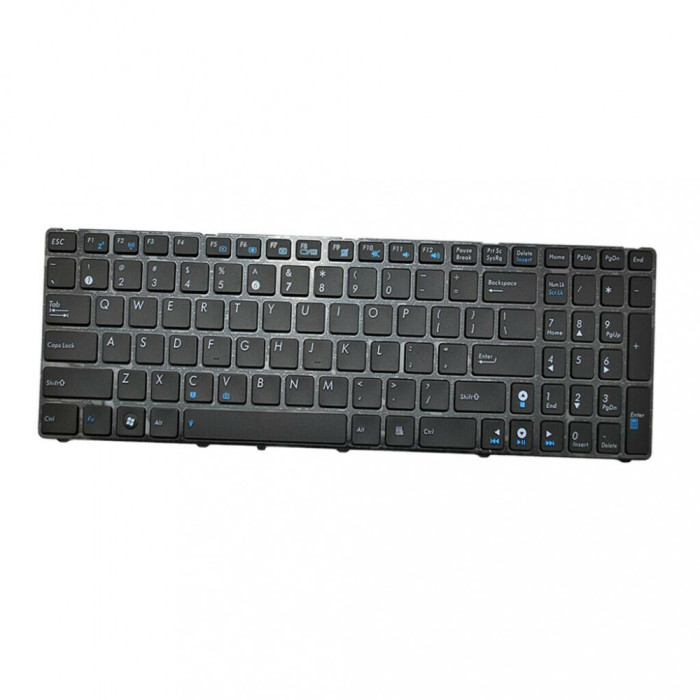 Tastatura laptop, Asus, X54, X54B, X54C, X54H, X54HR, X54HY, X54L, X54LY, X54XI, cu rama, layout US