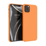 Husa pentru Apple iPhone 11 Pro Max, Silicon, Portocaliu, 49725.150, Carcasa