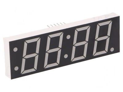 Afişaj LED 7 Segmente Roșu 24mm 4 Digits foto