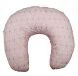 Perna pentru alaptat 2 in 1 nursing pillow hearts, babyjem (culoare: roz)