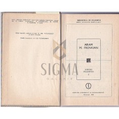 SCRIERI FILOSOFICE I