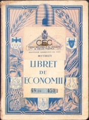 A2365 Libret de economii CEC pe numele prof. dr. Gheorghe Vătășescu, Cluj, 1938