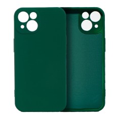 Husa pentru Samsung Galaxy S22 Plus, Flippy, Liquid Silicone, cu Microfibra pe interior, Protectie Antisoc, Verde inchis foto