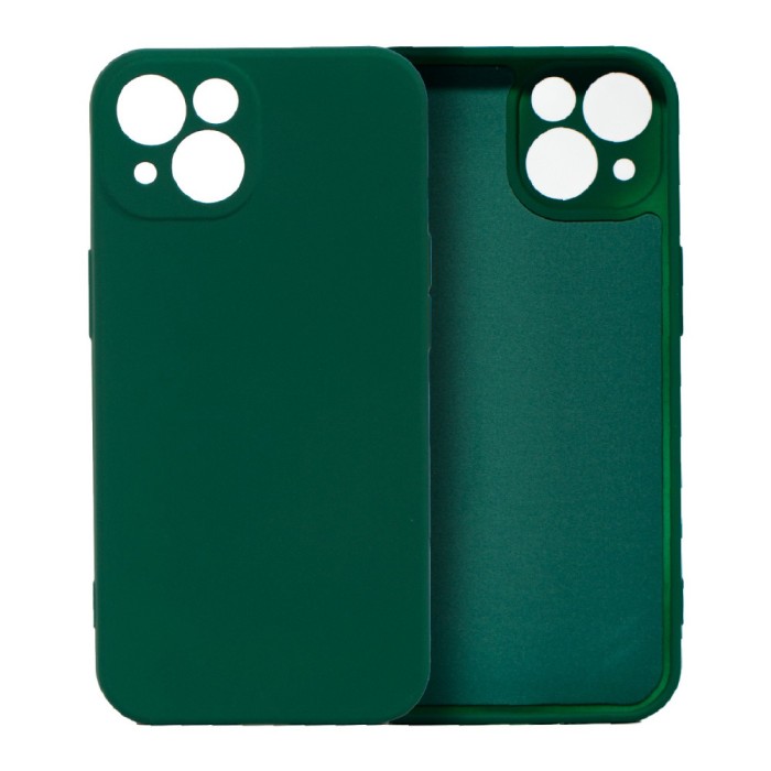 Husa pentru samsung galaxy a33 5g, flippy, liquid silicone, cu microfibra pe interior, protectie antisoc, verde inchis