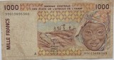 Statele Africii de Vest , 1000 Francs