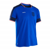 Tricou Fotbal FF500 Franța 2024 Albastru Copii, Kipsta