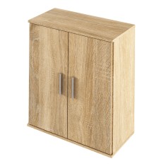 Comoda 2 usi mdf natur stejar sonoma Resita 70.6x35x79.5 cm