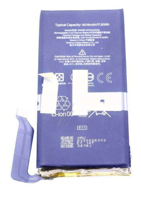 GMSB3 ACUMULATOR LI-ION GOOGLE PIXEL 6 (GB7N6), 4614MAH