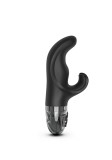 Vibrator Mystim Hip Hop Bob, 8 Moduri Vibratii, 5 Moduri Electro-Stimulare, Silicone, Negru, 16 cm