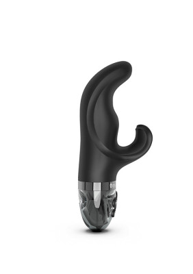 Vibrator Mystim Hip Hop Bob, 8 Moduri Vibratii, 5 Moduri Electro-Stimulare, Silicone, Negru, 16 cm foto