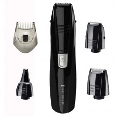 Trimmer facial Remington Pilot PG180, Baterii AAA, 0.5 - 5 mm, Negru