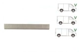 Prag interior CITROEN JUMPER (230), 06.1994-08.2006; FIAT DUCATO (230), 03.1994-09.2006; PEUGEOT BOXER (230), 06.1994-08.2006, partea stanga=dreapta,