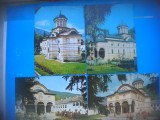 HOPCT LOT 3994 -IP- 4 CARTI POSTALE-MANASTIREA COZIA-JUD VALCEA --CIRCULATE, Circulata, Printata