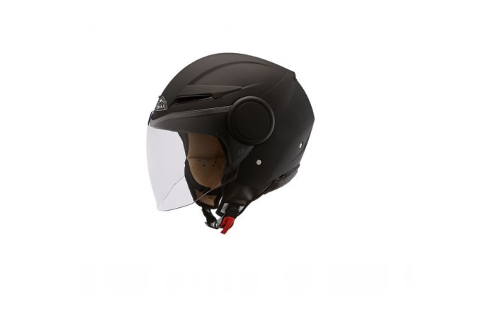 Cască scuter SMK STREEM MATT BLACK, Mărimea XS