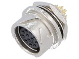 Conector circular LF lipire PIN 12 soclu mamă 2A 300VAC