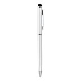 Cumpara ieftin Stylus Pen Universal 2in1 Argintiu cu Pix pentru Telefon, Tableta - Precizie, Durabil, Compatibil iOS/Android