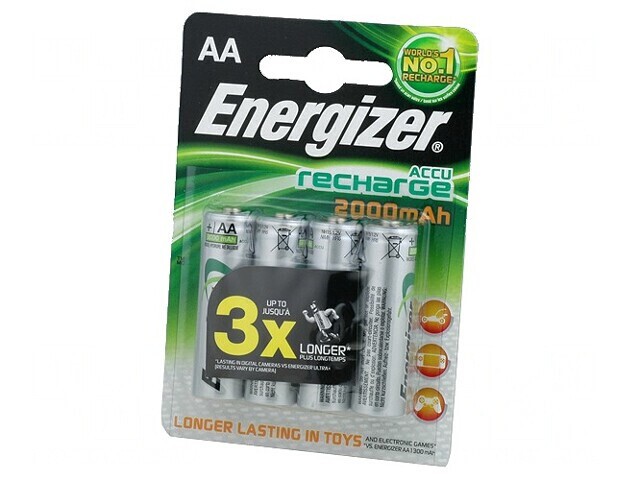 Baterii Re&icirc;ncărcabile Ni-MH AA 1.2V 2000mAh Pachet 4 Buc.