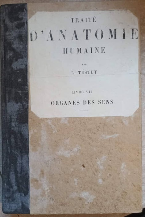 TRAITE D&#039;ANATOMIE HUMAINE VOL.7 ORGANES DES SENS-COLECTIV-236213