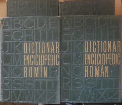 DICTIONAR ENCICLOPEDIC ROMAN 1962-1966 foto
