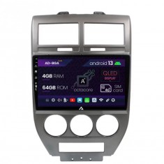 Navigatie Jeep Compass Patriot (2006-2010), Android 13, A-Octacore 4GB RAM + 64GB ROM, 9 Inch - AD-BGA9004+AD-BGRKIT295