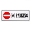 Autocolant Semnalizare, No Parking, Dimensiune 29x12 cm, Material PVC, Oem