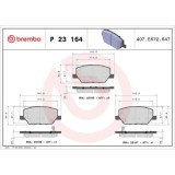 Placute frana Fiat 500x (334 ); Jeep Comp, Renegade Suv (Bu, Renegade Van (Bu, punte fata, cu indicator uzura acustic, BREMBO