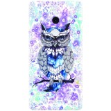 Husa silicon pentru Xiaomi Mi Mix 2, Abstract Owl