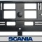 Set 2 bucati, suport numar inmatriculare, Scania II
