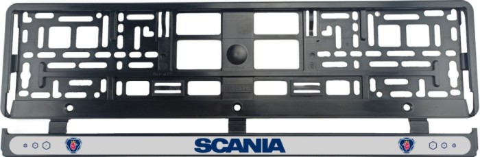 Set 2 bucati, suport numar inmatriculare, Scania II