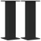 vidaXL Suporturi de plante, 2 buc., negru, 30x30x80 cm, lemn prelucrat 3307865
