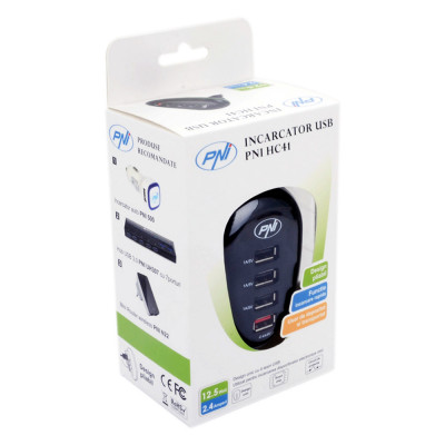 Resigilat : Incarcator USB PNI HC41 pentru telefoane, tablete, aparate foto foto