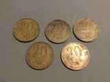 Lot monede Romania - 20 Lei anul 1992 !
