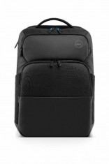 Dell Notebook carrying backpack Pro 17, Zippered, water resistant, foam padding, EVA padding, Hand grip, trolley strap, Weight 839 g, Black with HD Sc foto