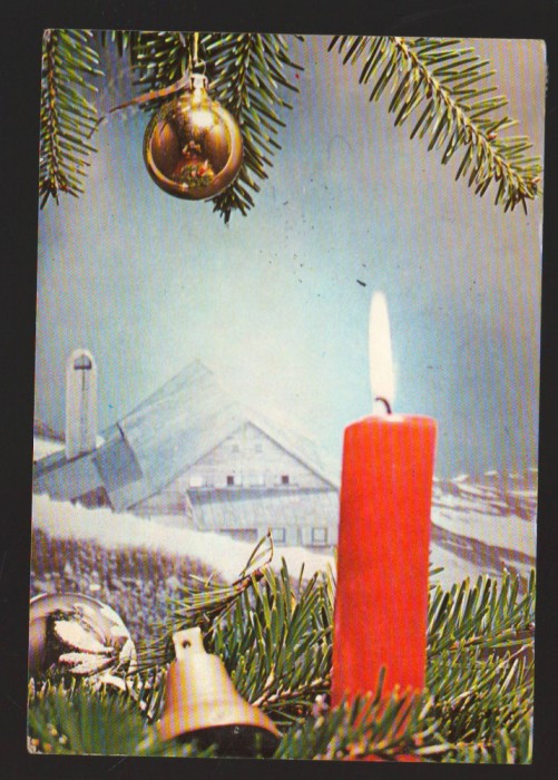 CPIB 19465 FELICITARE DE ANUL NOU - LUMANARE, GLOBURI